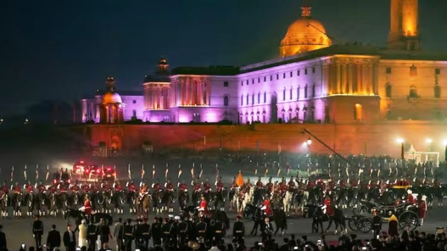 Beating Retreat enthralled audience