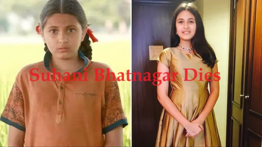 'Dangal' Actor Suhani Bhatnagar Dies