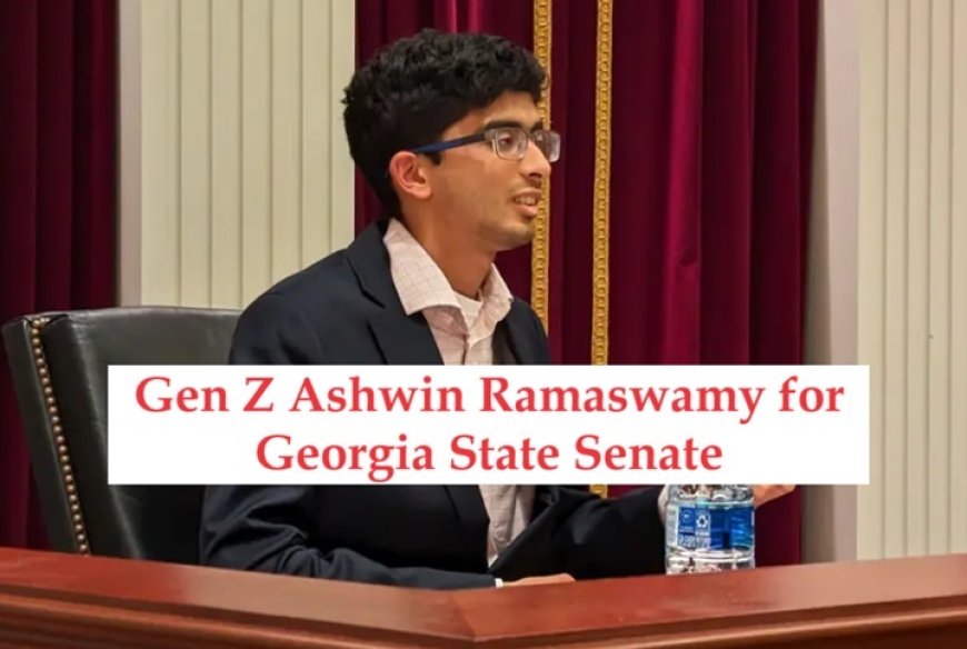 Indian-Origin Gen Z Running For Georgia State Senate