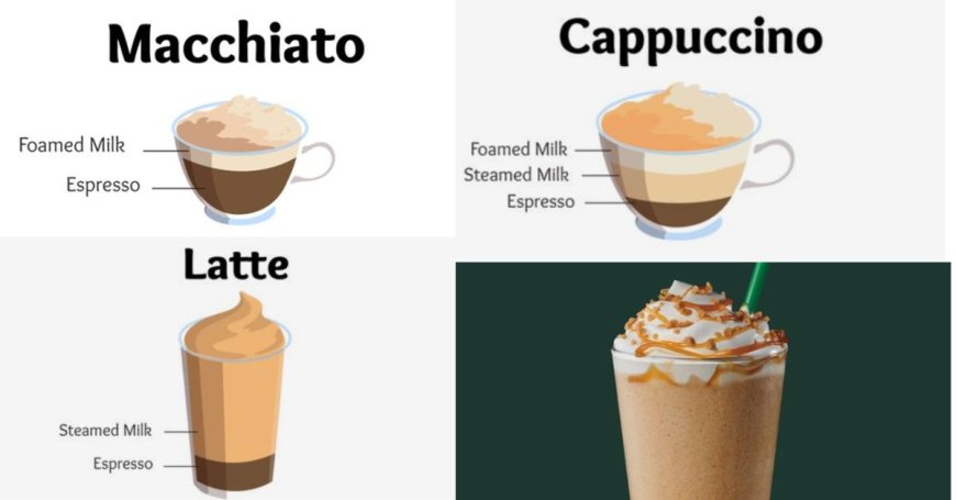 cappuccino vs latte vs frappuccino and macchiato