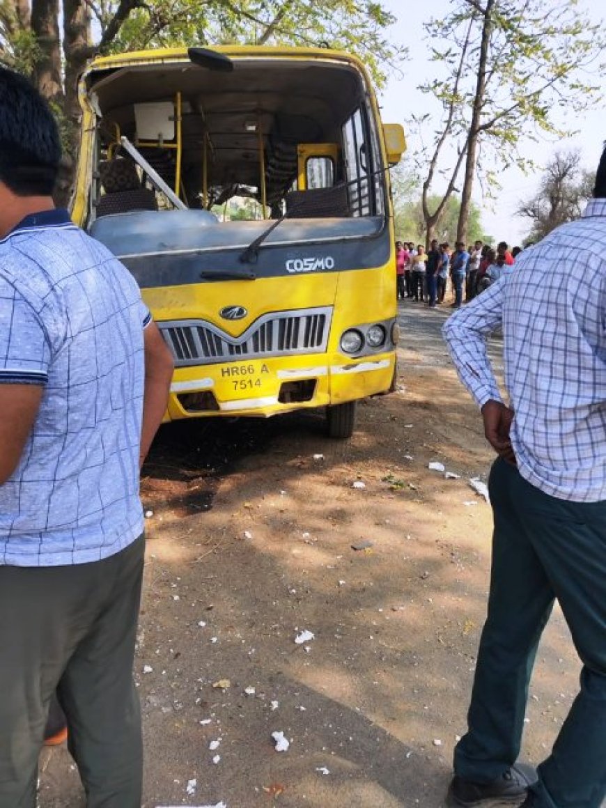 Six Children Died As School Bus Overturns In Haryana