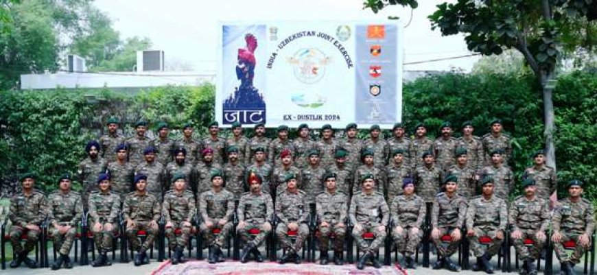 Indian Army contingent flies to Uzbekistan for Joint Military Exercise 