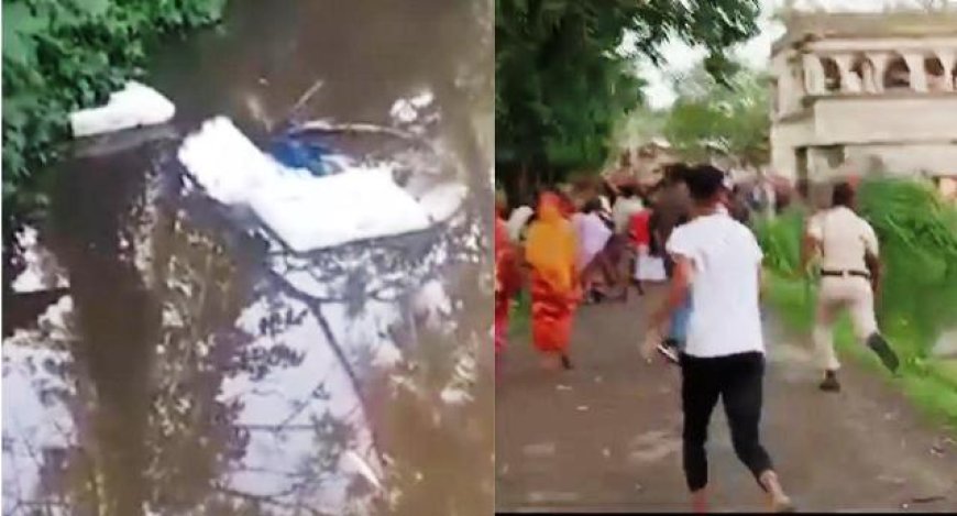 West Bengal witnesses violence in last phase too, EVM thrown into pond