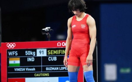CAS Defers Decision On Joint Silver To Vinesh Phogat