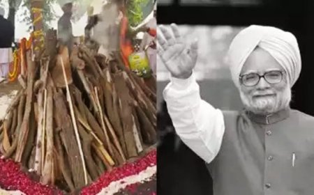 India Bids FarewellTo Manmohan Singh, Last Rites With State Honour