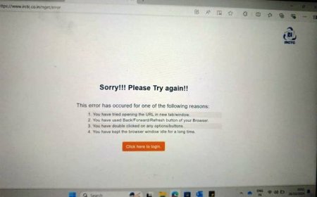 IRCTC Website Down Again, Third Outage This Month