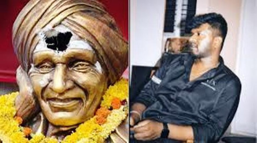 Seer Statue Defaced In Bengaluru, Attacker ‘Inspired’ By Jesus Christ Dream