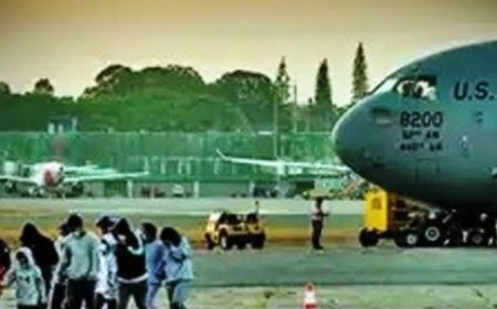 Indian Deportees Land In Amritsar