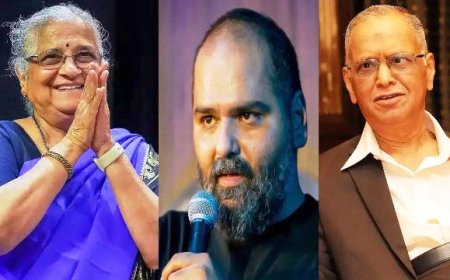 Kunal Kamra Roasts Sudha-Narayan Murty, Anand Mahindra