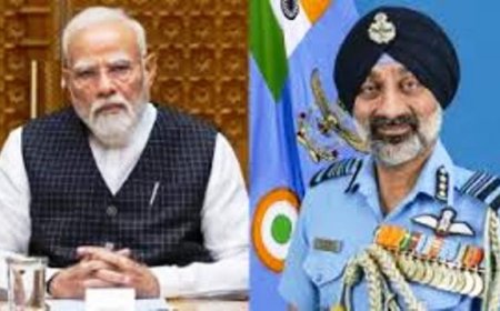 PM Modi Meets Air Force Chief After Army, Navy Briefings