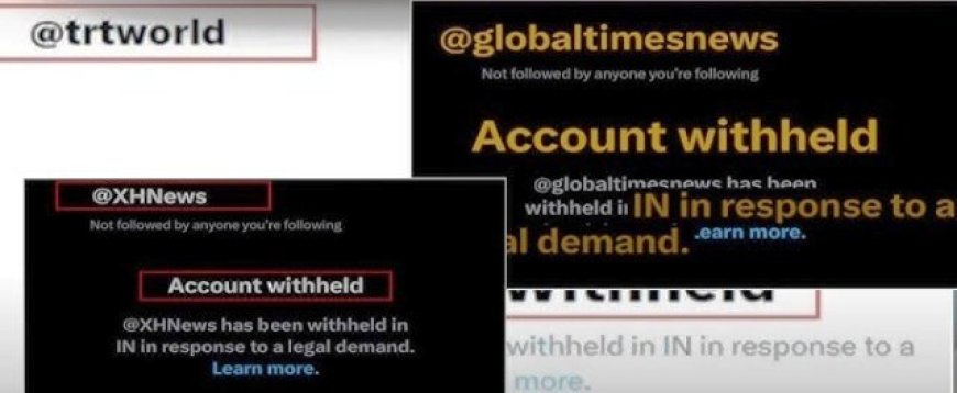 India Blocks Accounts Of Turkish And China’s Media Outlets