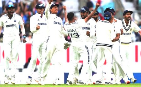 Siraj wins India a thriller at Oval