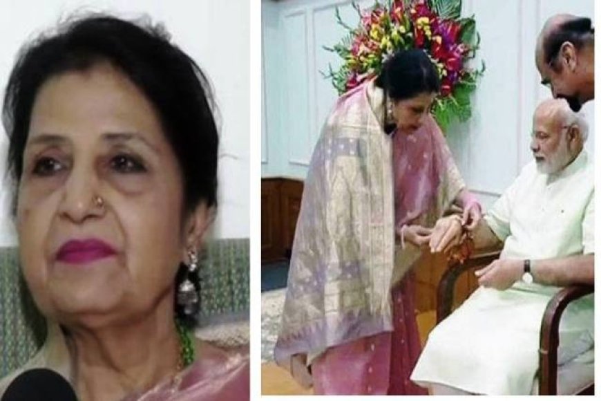 'Pakistani sister' prepares handmade rakhi for PM Modi