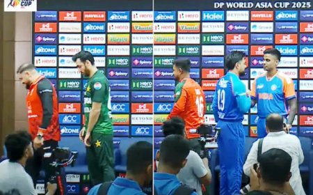 No handshake between India, Pakistan captains