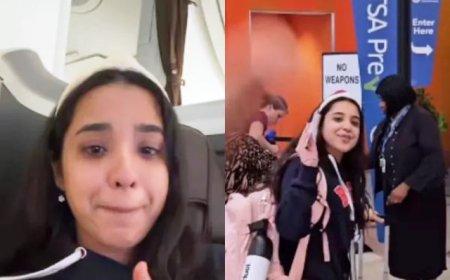 "I Love You": Indian Woman's Tearful Goodbye to America